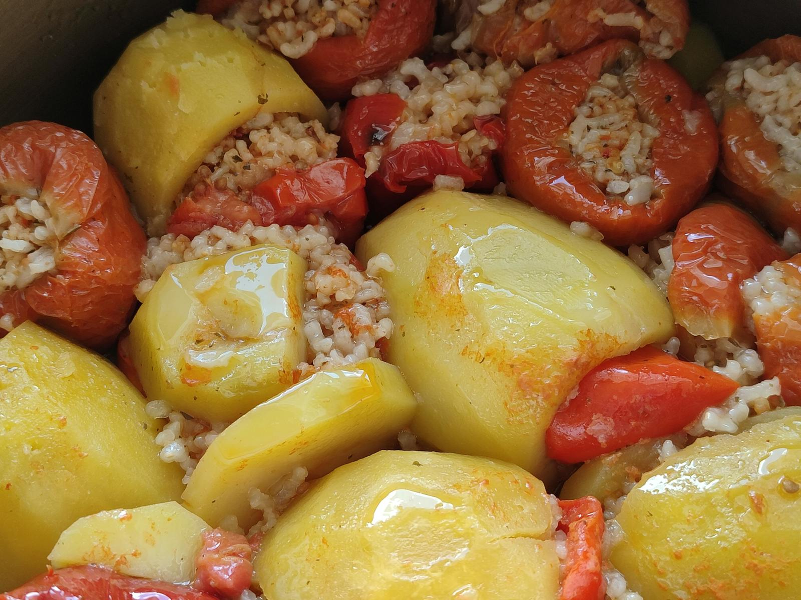 Petits farcis provençaux, légumes du jour